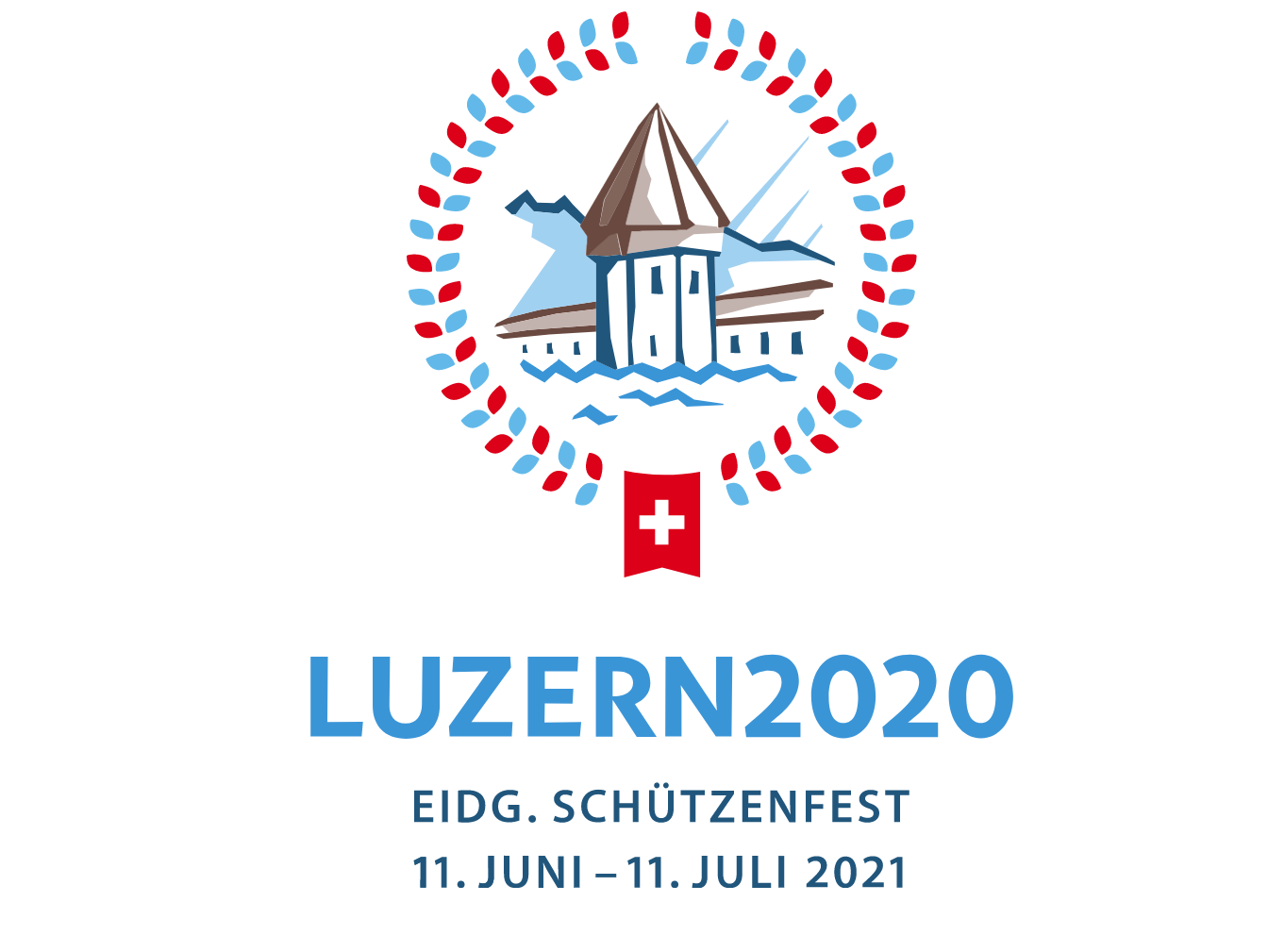Logo des Eidgenössischen Schützenfestes 2021 in Luzern