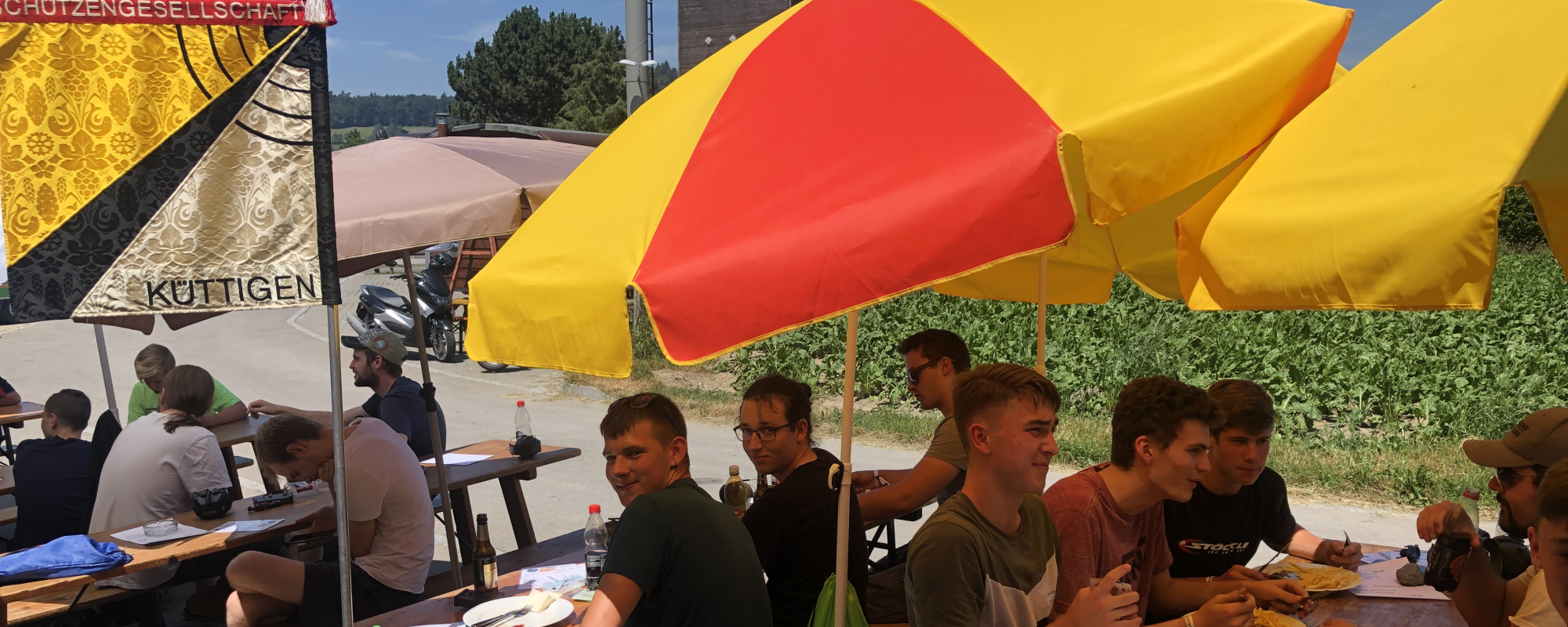 Gruppenfoto der teilnehmenden Küttiger Jungschützen