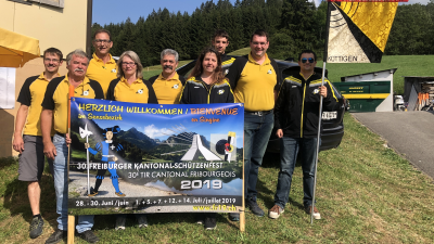 Gruppenfoto FR KSF 2019 vom 13.07.2019 (bei Schiessstand Plasselb)