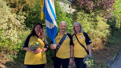Die Delegation der SG Küttigen am Jugendfest 2025